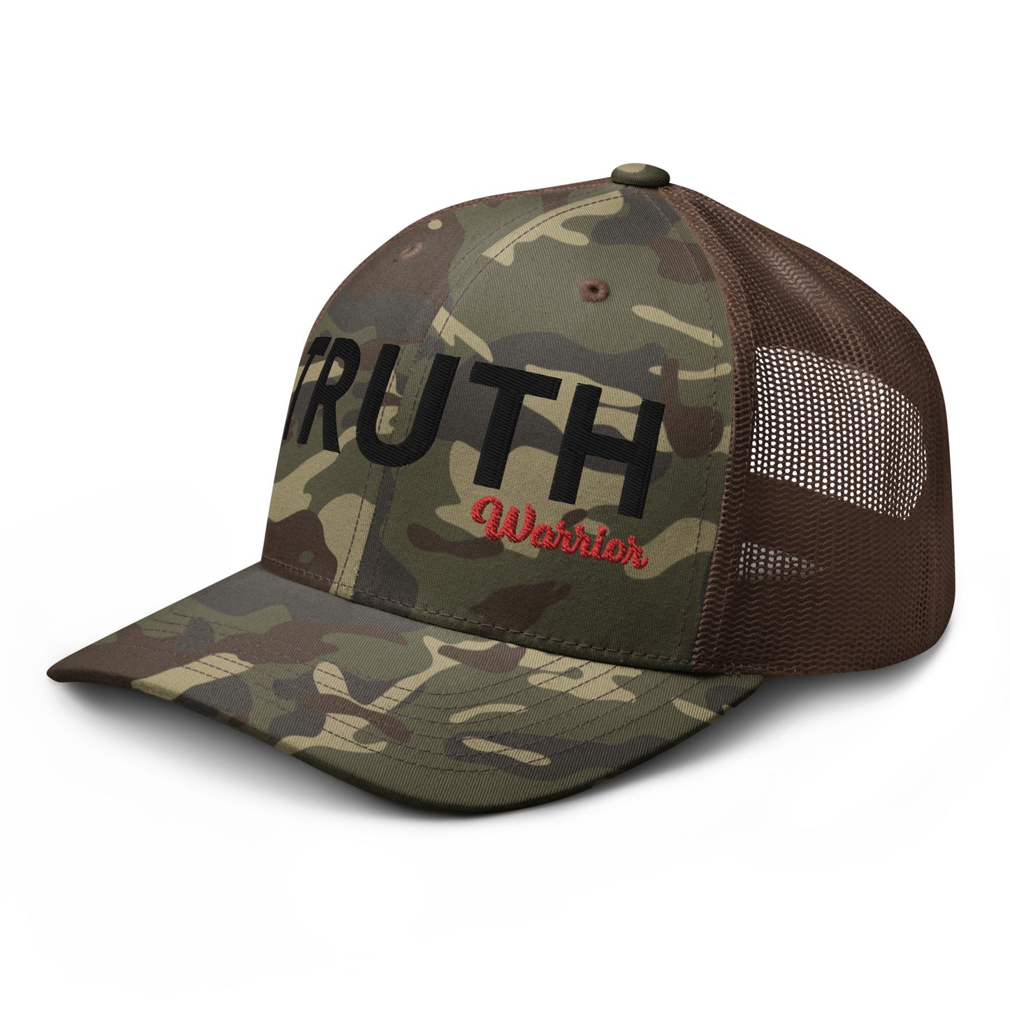 Truth Warrior Camouflage trucker hat