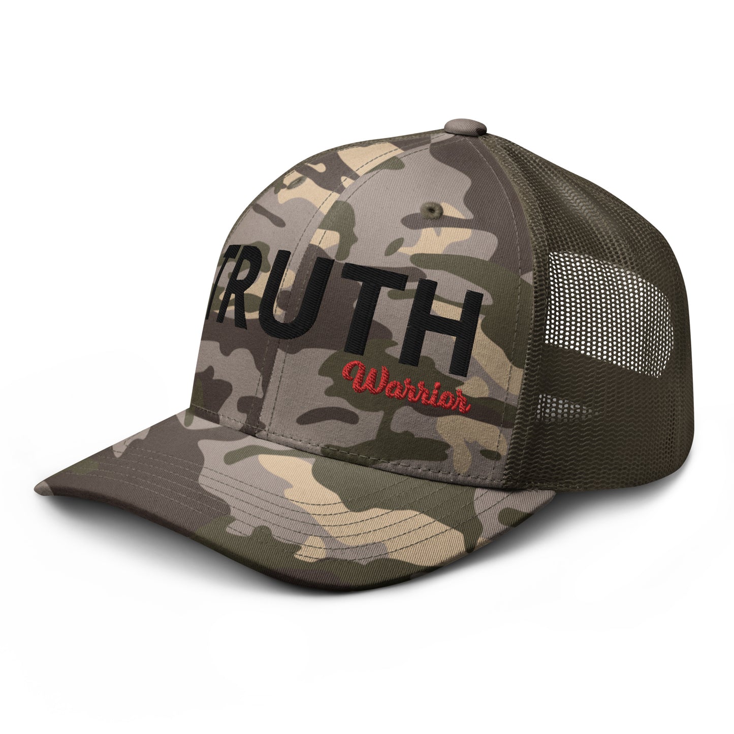 Truth Warrior Camouflage trucker hat