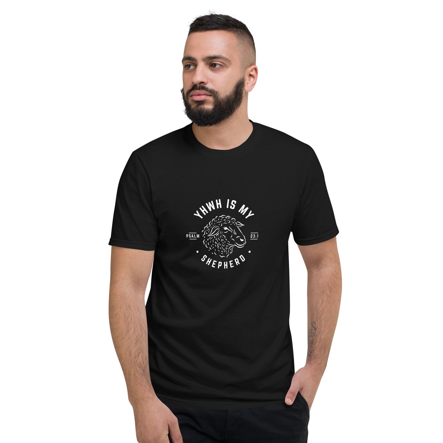 YHWH Is My Shepherd-Sleeve T-Shirt