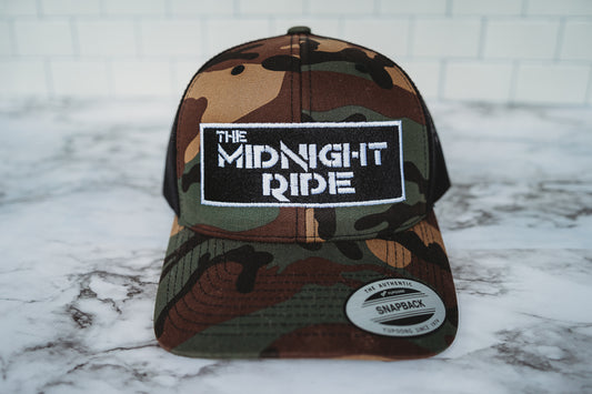 Midnight Ride Hat: custom embroidered in Southern Indiana