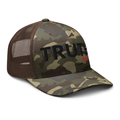 Truth Warrior Camouflage trucker hat
