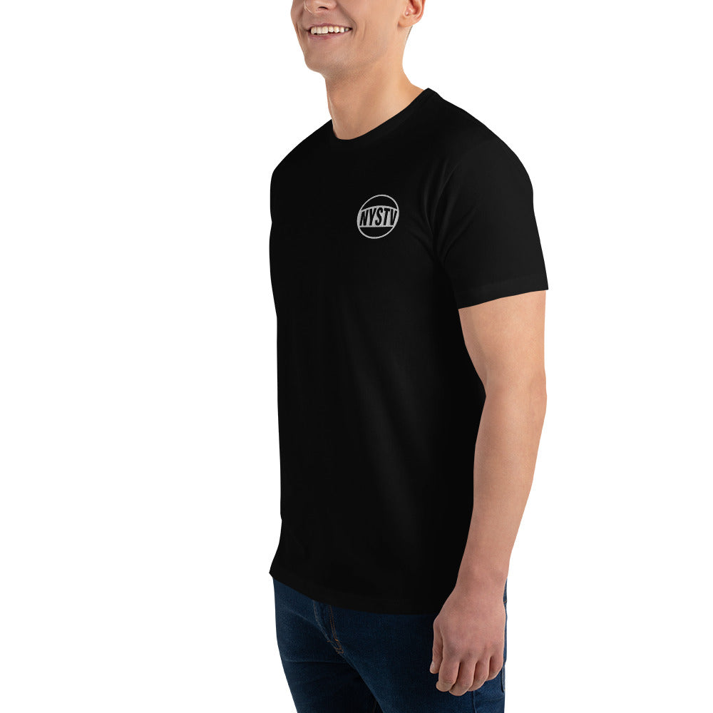 Embroidered NYSTV LOGO Short Sleeve T-shirt