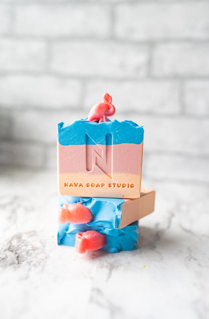 Tropical Sunrise Handmade Soap