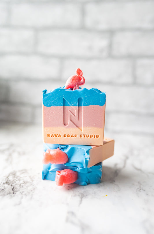 Tropical Sunrise Handmade Soap