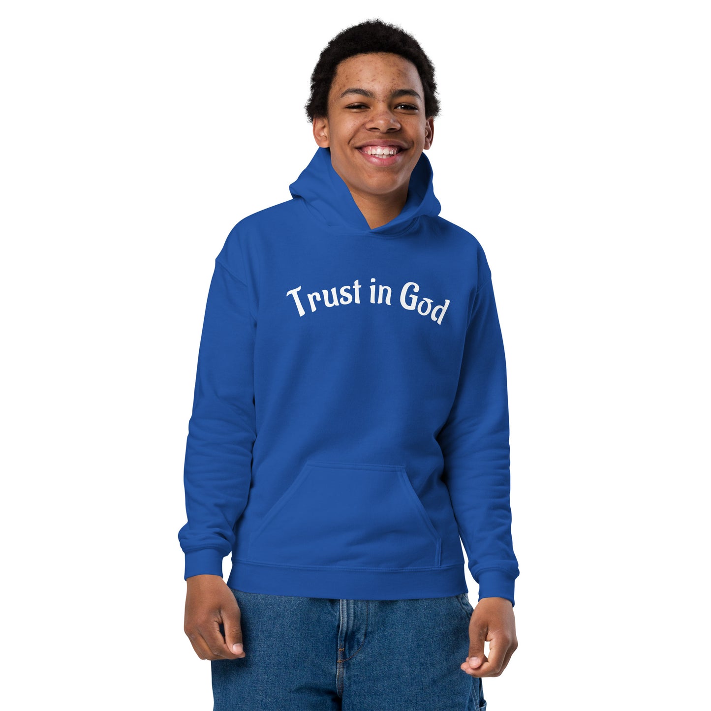 Trust In God- Youth Blend Hoodie