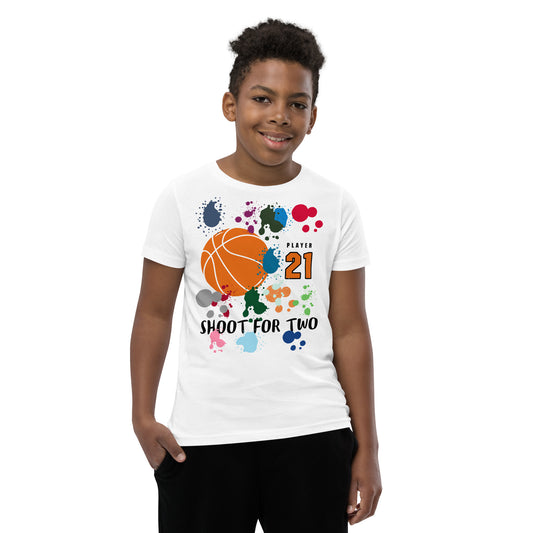 Shoot for 2 Basketball Short Sleeve T-Shirt